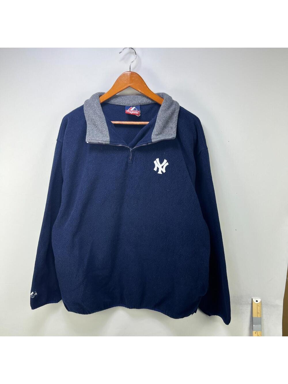 Vintage 90s New York Yankees Fleece Sweater 2XL